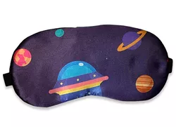 Schlafmaske Raumschiff a Planeten