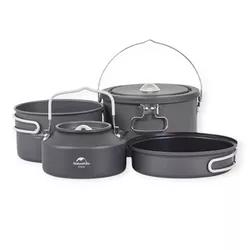 Naturehike Keming Aluminium Legierung Geschirr Set mit Wasserkocher