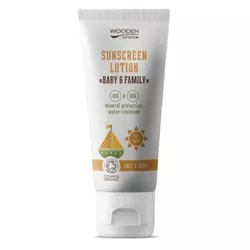 WoodenSpoon Sonnenschutz-Körperlotion in der Tube Baby & Family SPF 30 100 ml