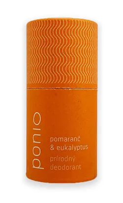 Ponio Orange und Eukalyptus, natürliches Deodorant 65g