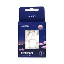 Lunesto Dream Soft Wachs-Ohrstöpsel 6 Paar