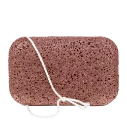 Kongy Konjac-Schwamm auf dem Körper - rosa Ton
