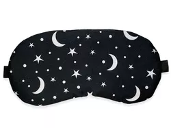 Schlafmaske Mond und Sterne