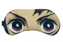 Schlafmaske – Anime Große kastanienbraune Augen