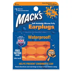 Mack's formbare Ohrstöpsel für Kinder