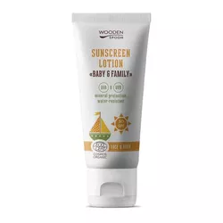 WoodenSpoon Sonnenschutz-Körperlotion in einer Tube Baby & Familie SPF 30 150 ml