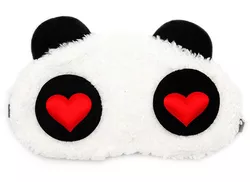 Panda Herzaugen Schlafmaske
