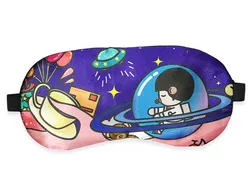 Schlafmaske Astronaut und Tasse