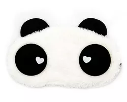 Panda Herzen Schlafmaske