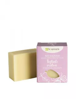 laSaponaria Feste Olivenseife - Linde a Malve 100g