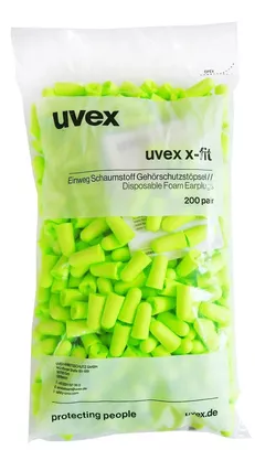 UVEX X-fit – 200 Paar (Ersatzmine im Beutel)