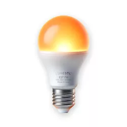 Lunesto Orangefarbene Glühbirne E27 ohne Blauanteil für besseren Schlaf